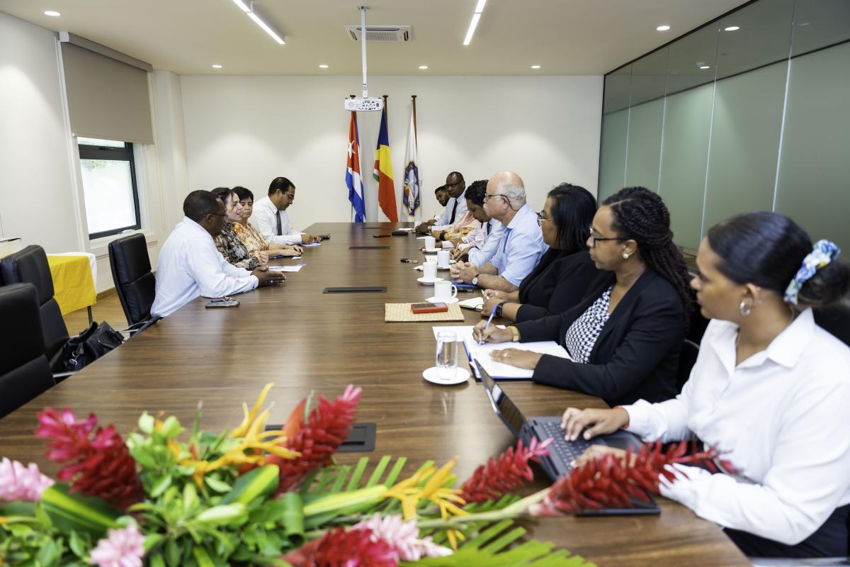 Meeting with Cuban Delegation