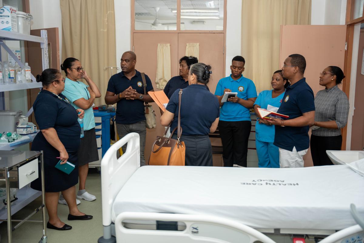 Oversight visit to Anse Royal Health Facilities