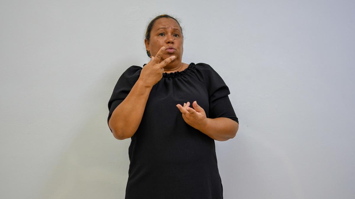 Ms. Anita Gardner during the Signed Sitting