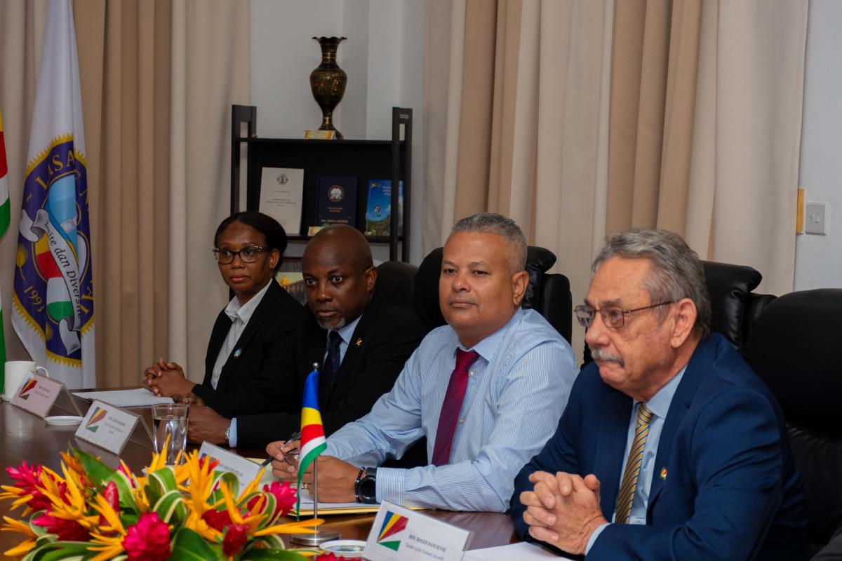 The Seychelles Delegation Accompanying Speaker