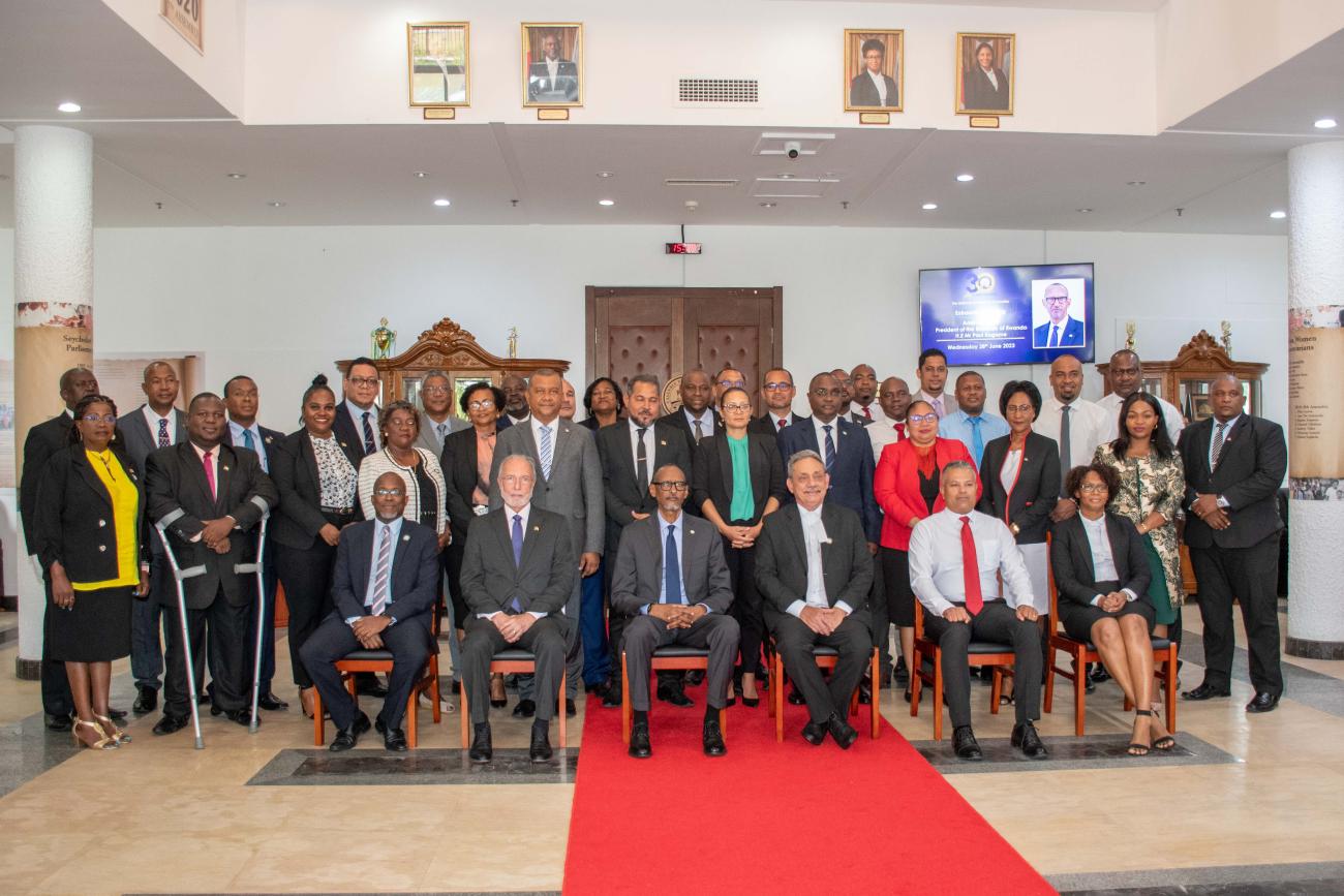 The President Of The Republic Of Rwanda Addresses The National Assembly Of Seychelles The 